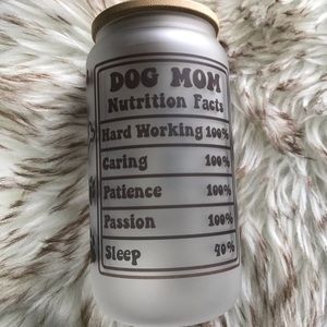 16 frosted Dog Mom tumbler